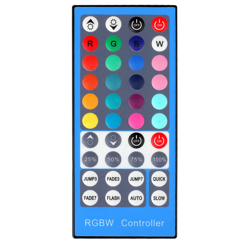 LED controller med fjernbetjening 12v/24v til RGBW strips - 40 knapper
