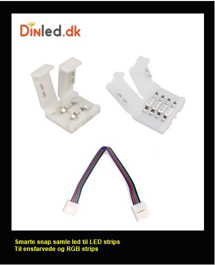 Snap samleled til LED strips