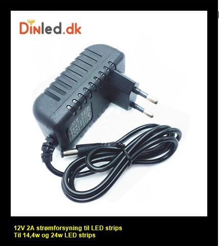 Strømforsyninger til 12v LED strips
