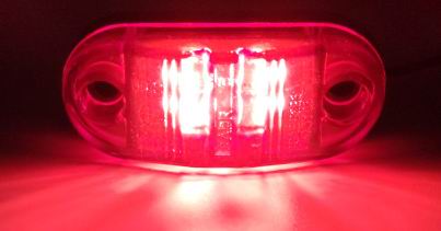 LED Blok markeringslygte, 12 / 24v