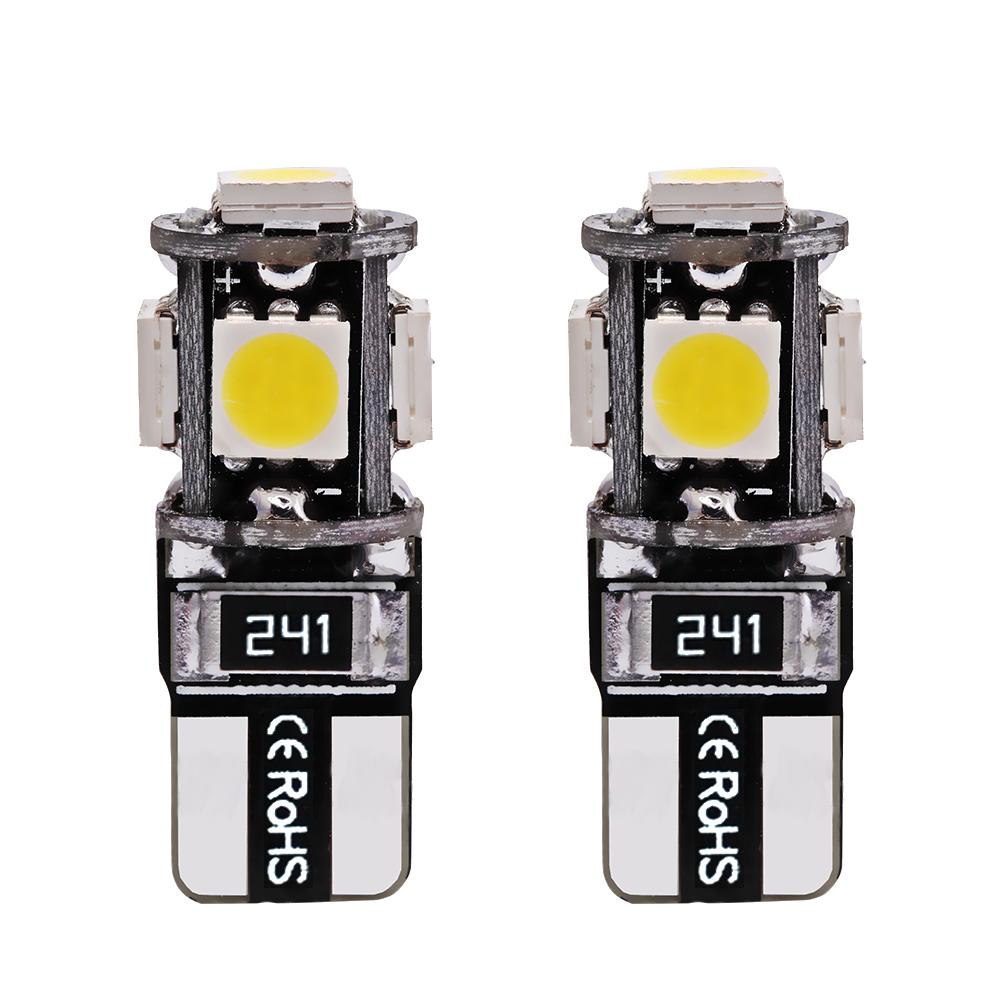 T10 W5W CANBUS LED  pære  -  12v