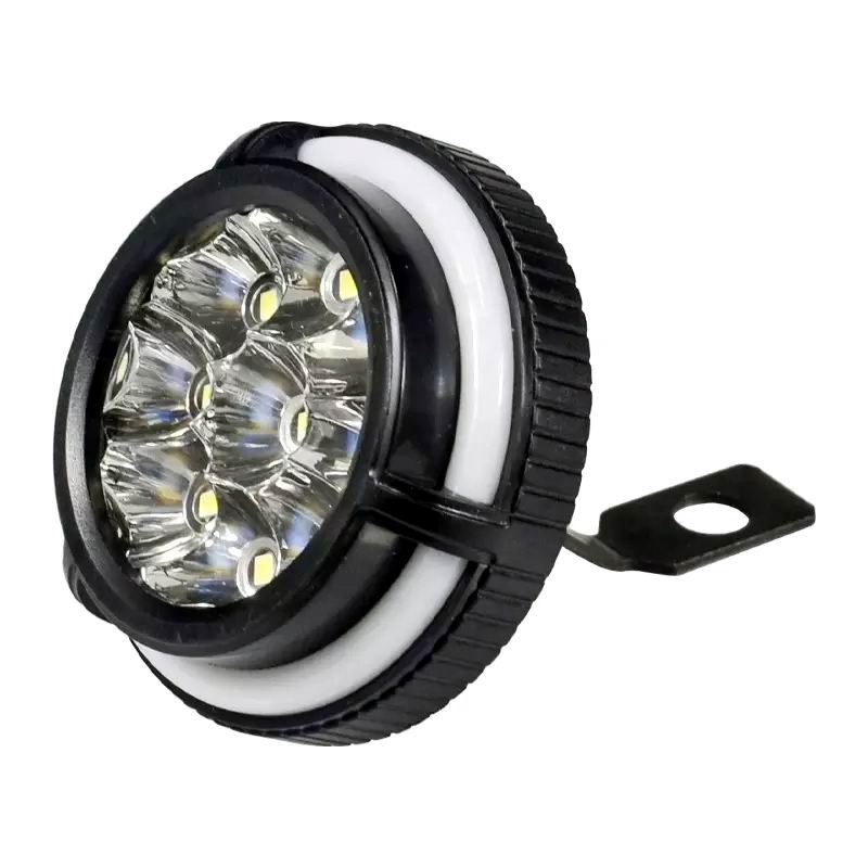 LED projektør med Halo + Blitzblink 9 watt, 12 volt