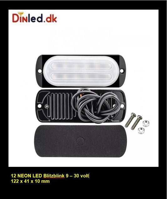 12 LED NEON Blitzblink / strobe blink 12v / 24v