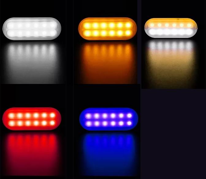 12 LED NEON Blitzblink / strobe blink 12v / 24v