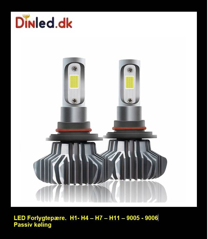 LED forlygtepærer med passiv køling