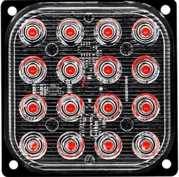 16 LED Blitzblink / strobe blink 12v / 24v