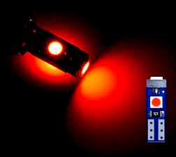 T5 W3W CANBUS LED  pære  - 12v