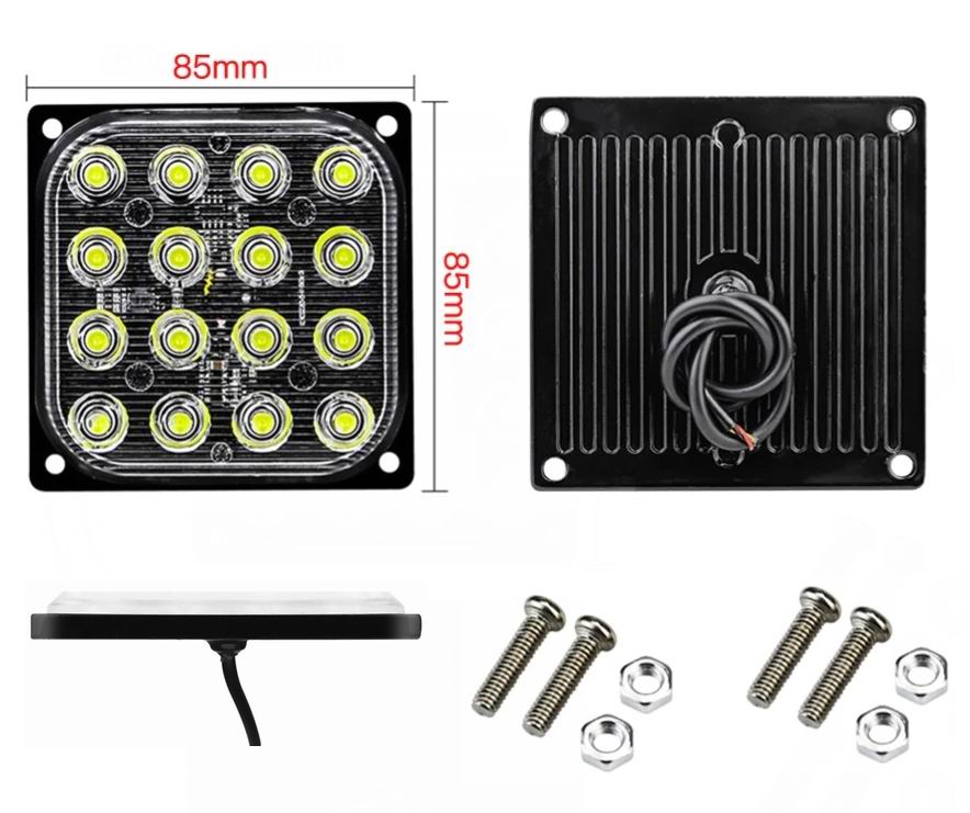 16 LED Blitzblink / strobe blink 12v / 24v