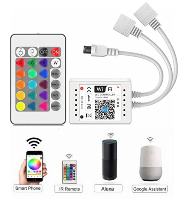 LED WIFI controller til RGB strips