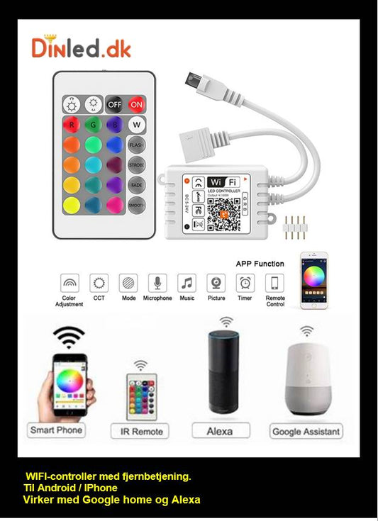 LED WIFI controller til RGB strips
