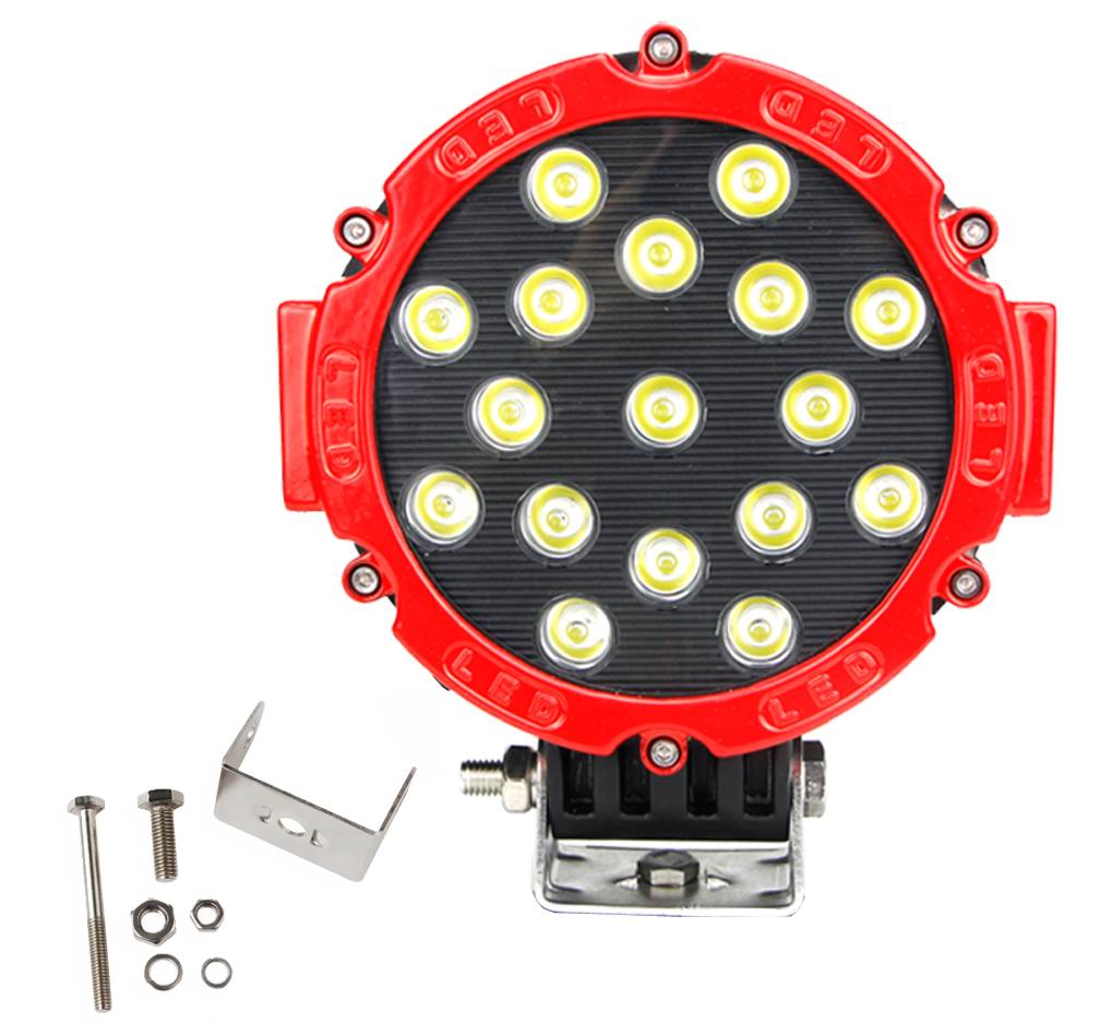 Designer LED køretøjs projektører 51watt 12/24 volt - SPOT