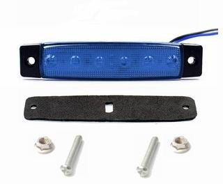 6 LED markeringslygte, 24v