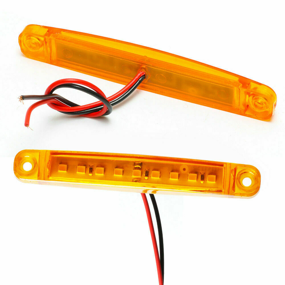 9 LED markeringslygte, 24v - 10stk