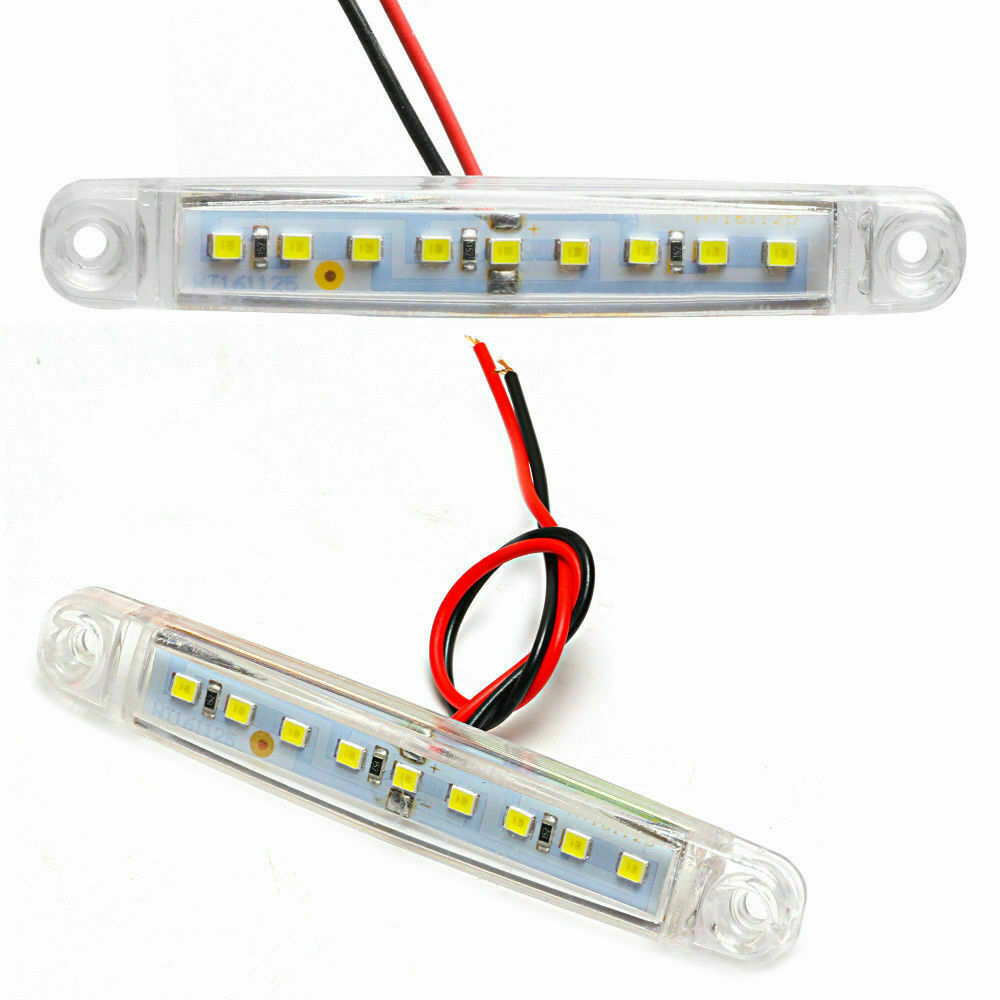 9 LED markeringslygte, 12v