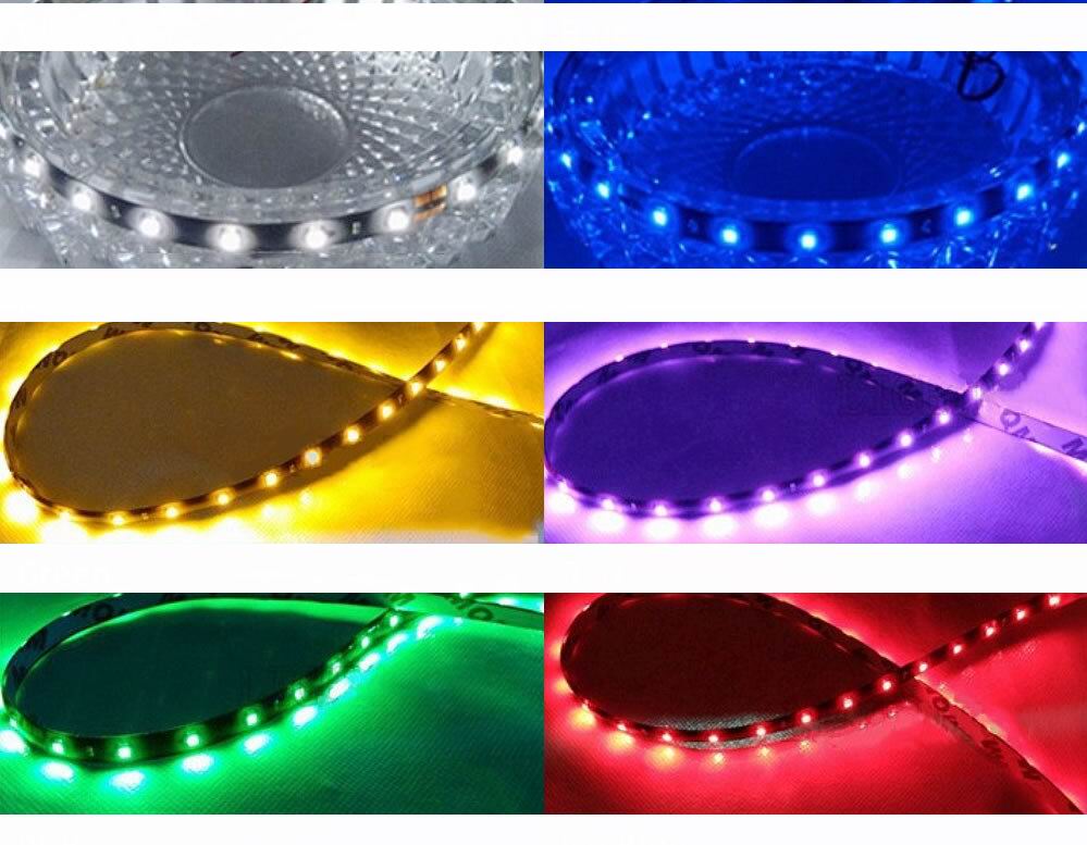 LED flexible strips 60cm vandtæt, 12v.