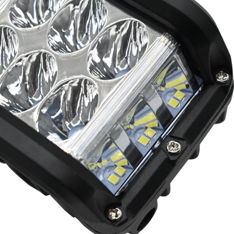 3 sidet projektør, 24 watt 12/24 volt - multifunktioner