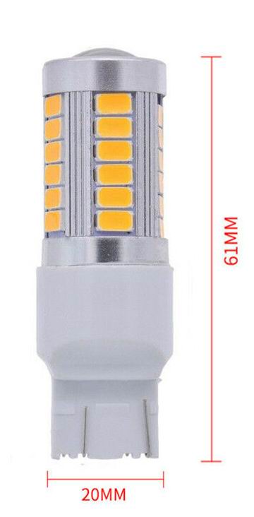 T20 LED pære med  projektor linse - 12v
