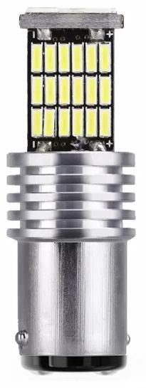 BAY15D 45 LED pære med CANBUS,  12-24v