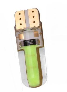 T10 COB W5W LED pære - 2 stk. - 12v
