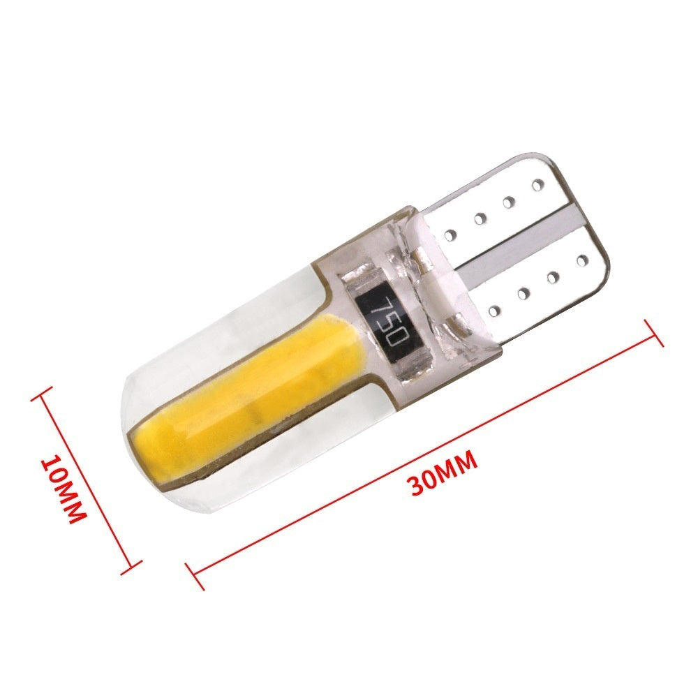 T10 COB W5W LED pære - 2 stk. - 12v