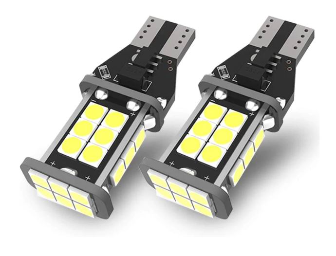 T15 W16W LED  pære - 24 SMD LED, 12v - CANBUS