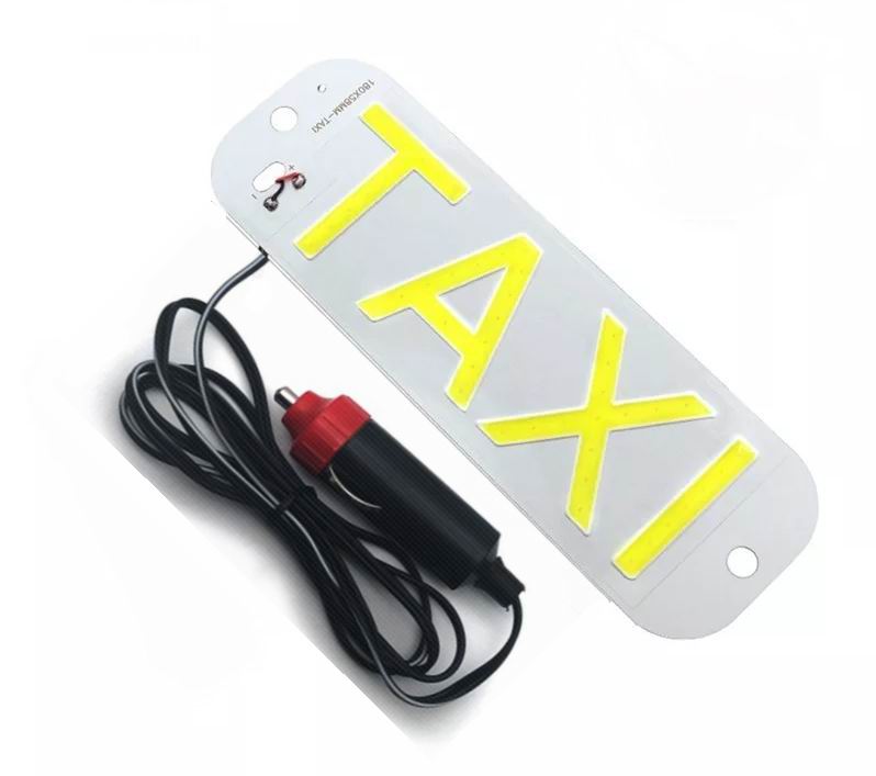 Taxi Skilt med stik til cigartænder