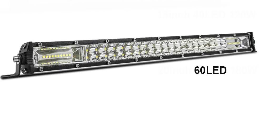 Slim Combo LED Lys bro / lys bar 60 - 80 - 100 - 120 - 140 watt