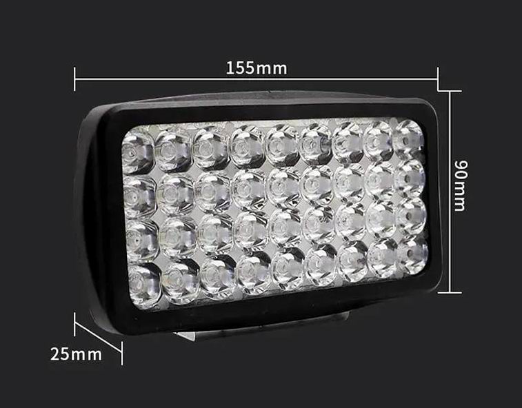 LED køretøjs projektør 36 watt 12/24 volt