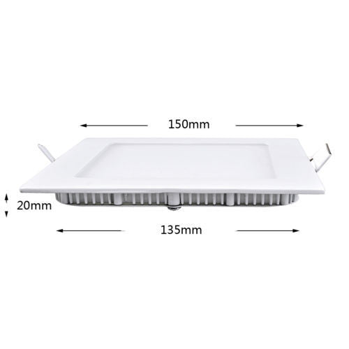 LED Indbygningslys 9w 220v, varmt lys - LAGER RYDNING