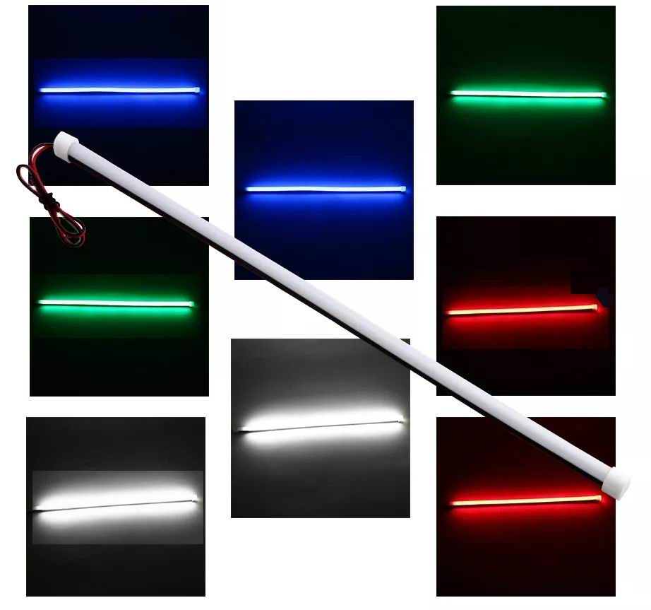 LED NEON strips 30cm, 12v.  - vandtæt