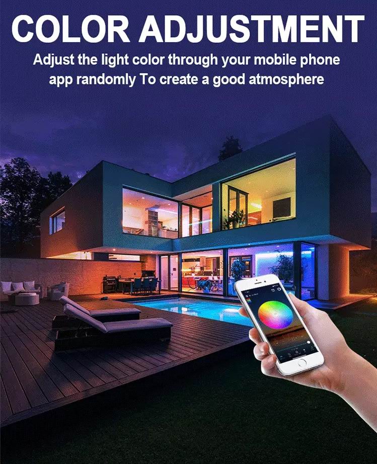 LED WIFI controller til RGB strips med musik styring + Google Home + Alexa