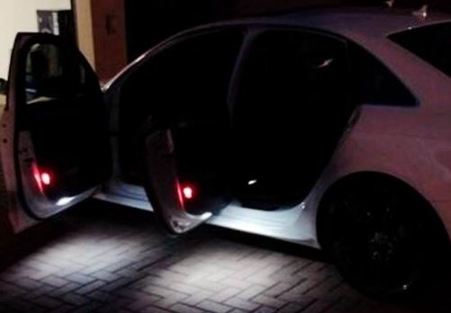 LED kabinelys med adaptere (10T + justerbar pinol), 12v