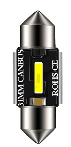 LED Pinol pære med Canbus  -  CSP LED chips, 12 - 24 volt