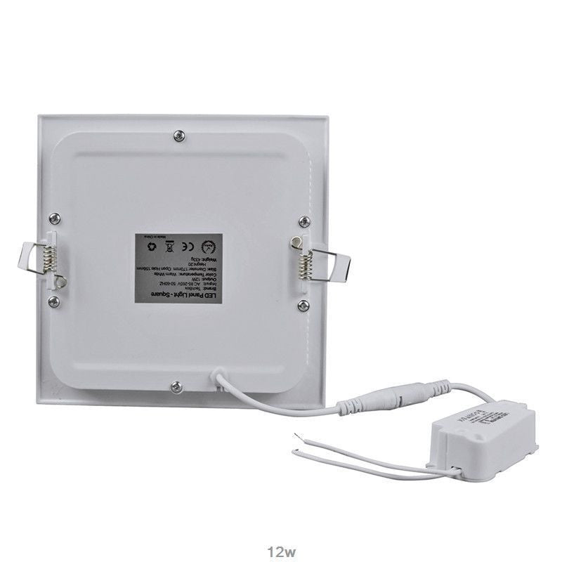 LED Indbygningslys 12w 220v, varmt lys - LAGER RYDNING