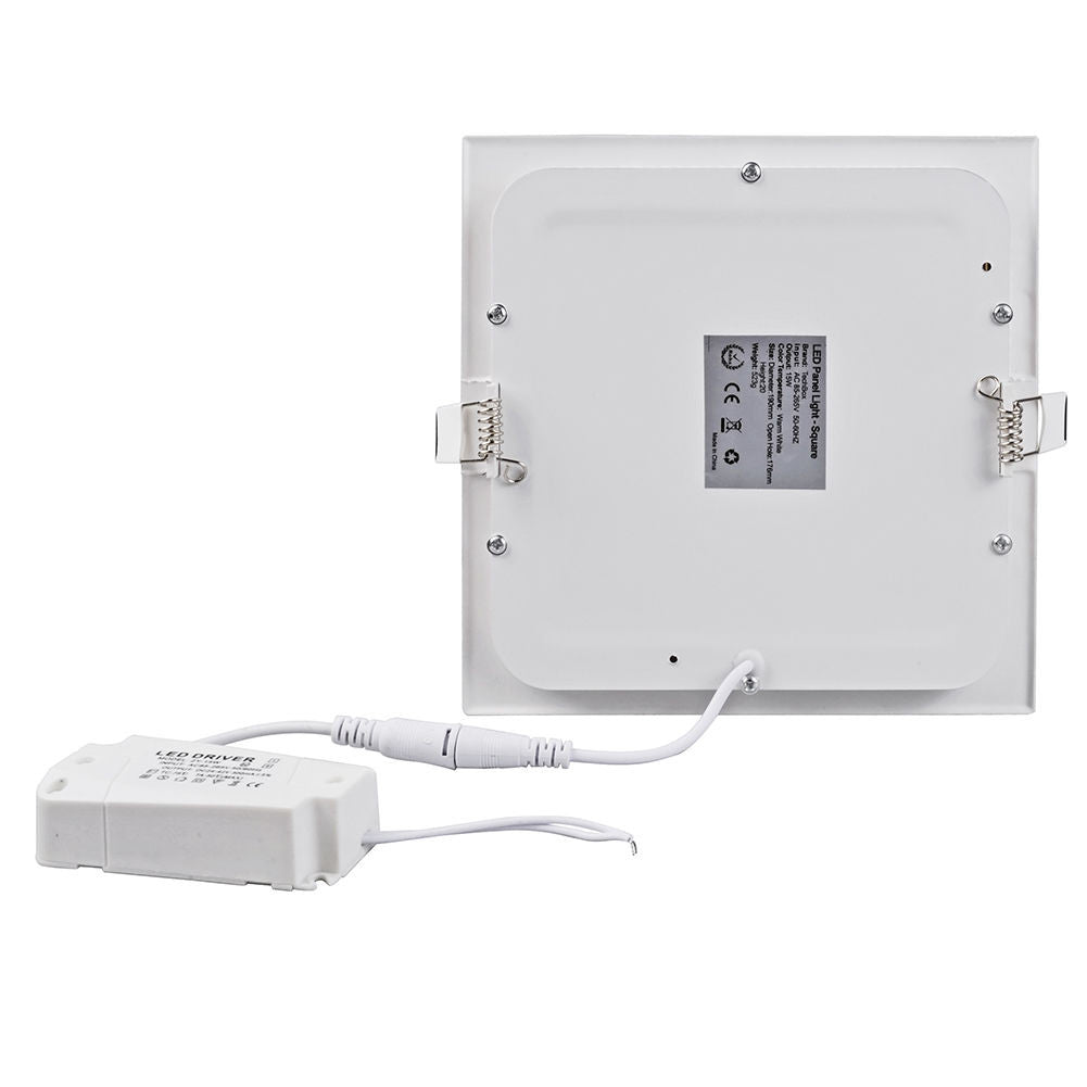 LED Indbygningslys 18w 220v, varmt lys - LAGER RYDNING