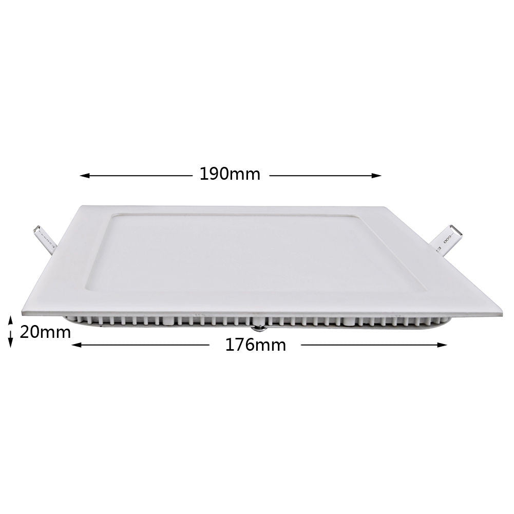LED Indbygningslys 15w 220v, varmt lys - LAGER RYDNING