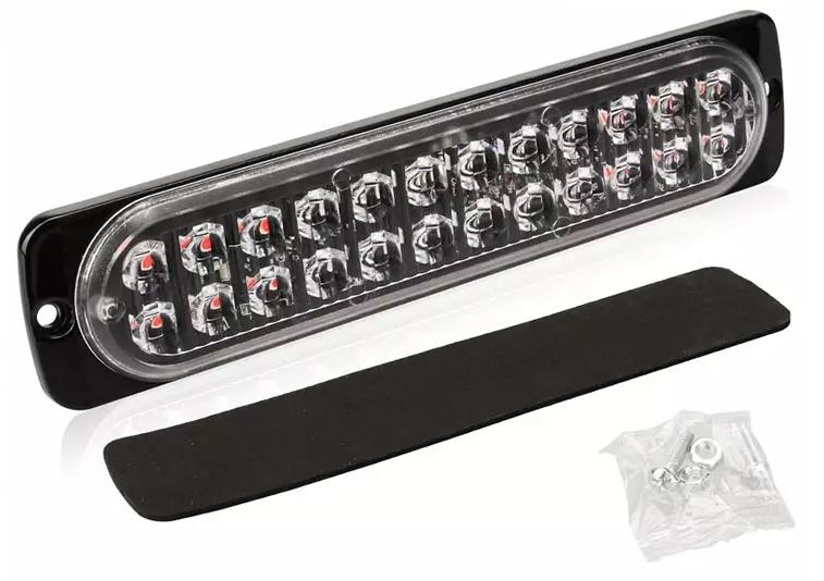 24 LED Blitzblink / strobe blink 12v / 24v - 2x12