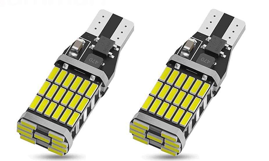 T15 W16W CANBUS LED  pære, 12 - 24v